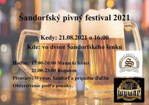 AKCIE NA VÍKEND  Túto sobotu naše pivko môžete ochutnať aj na pivnom festivale v Prievaloch, ktorý tradične organizuje miestny pivovar Sandorf :).   Z